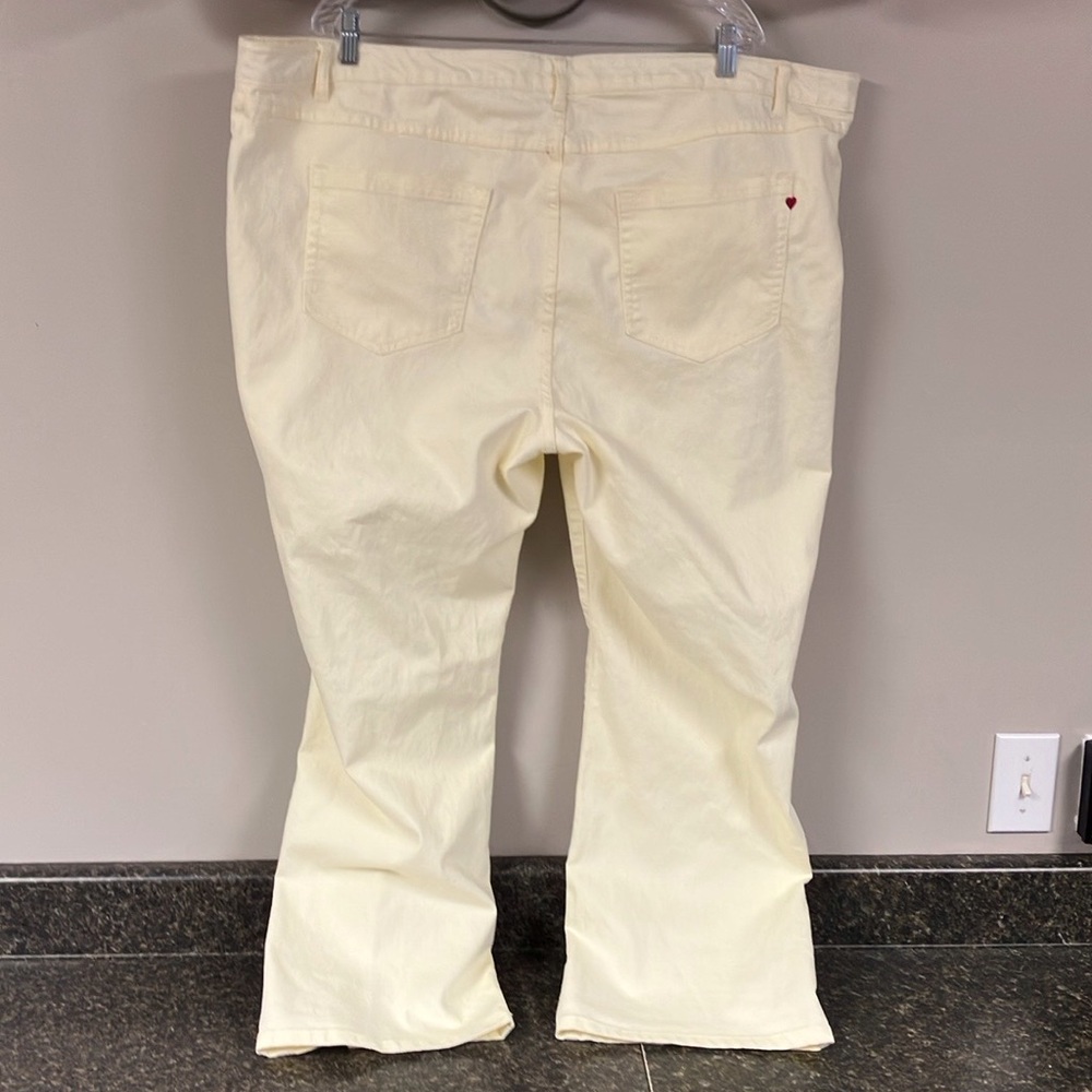 Denim 24/7 light yellow jeans straight leg 26w - Picture 2 of 8